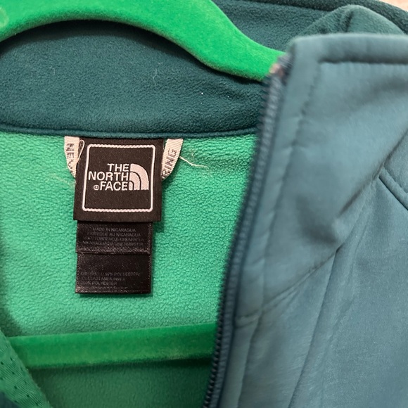 The North Face Track Jacket Womens Apex Bionic Turquoise Women’s Small - Picture 2 of 4